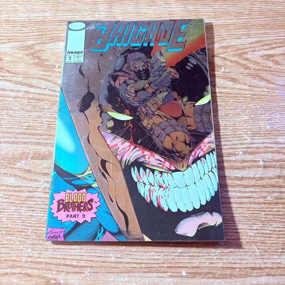 Image Comics Brigade #2 First Printing Foil Cover